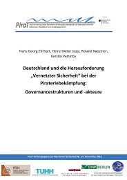 Deutschland und die Herausforderung „Vernetzter Sicherheit ... - PiraT