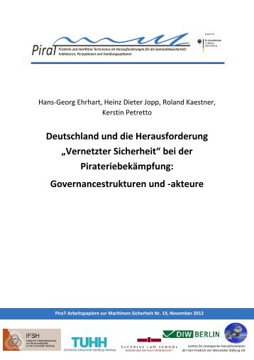 Deutschland und die Herausforderung „Vernetzter Sicherheit ... - PiraT