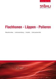 Flachhonen - Läppen - Polieren