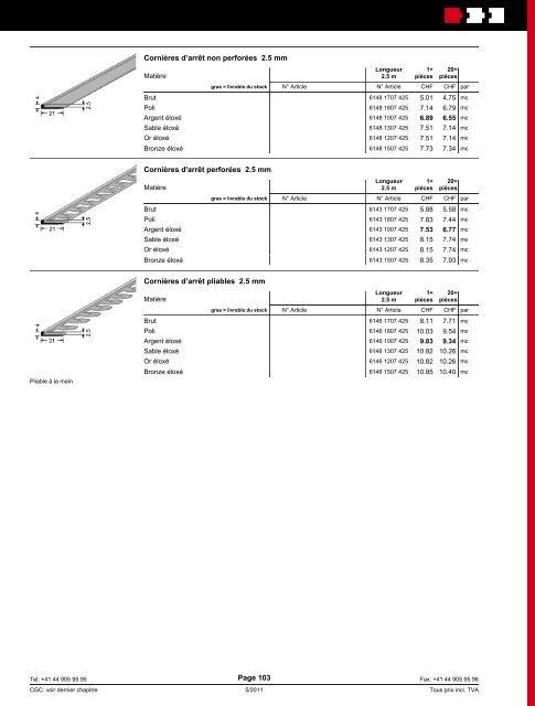 Assortiment Stucky - HIAG Handel AG