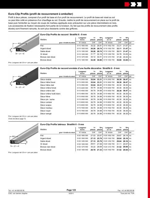 Assortiment Stucky - HIAG Handel AG