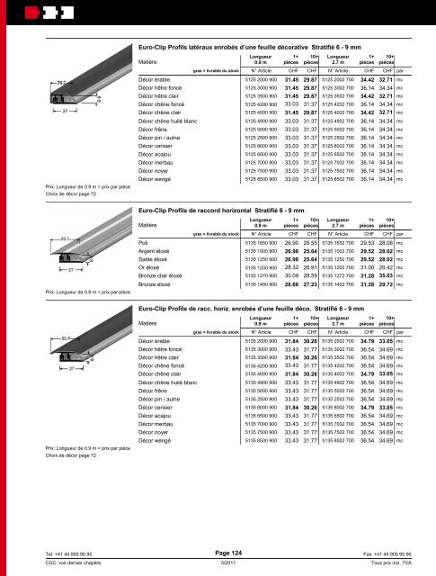 Assortiment Stucky - HIAG Handel AG