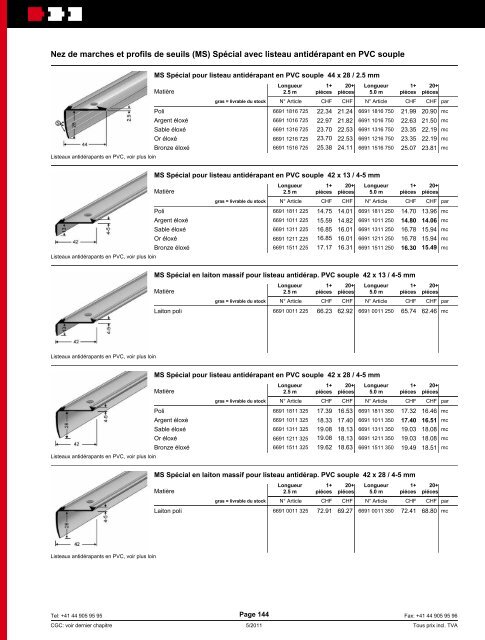 Assortiment Stucky - HIAG Handel AG