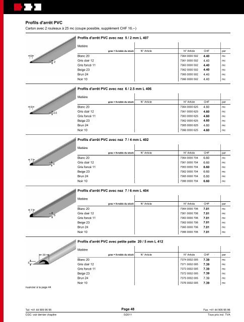 Assortiment Stucky - HIAG Handel AG