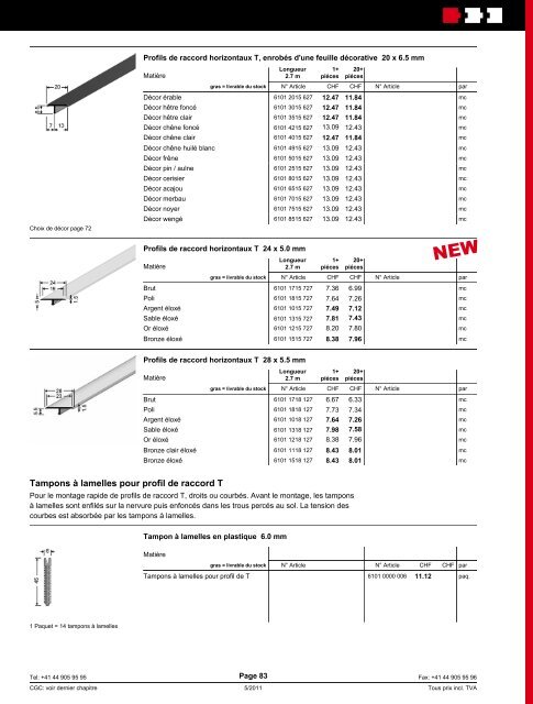 Assortiment Stucky - HIAG Handel AG