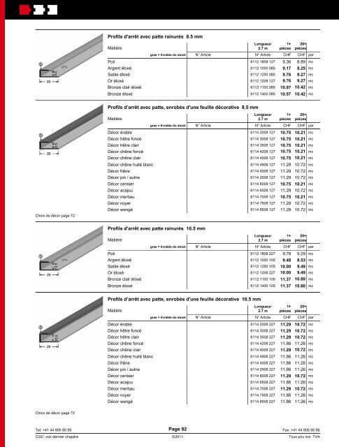 Assortiment Stucky - HIAG Handel AG