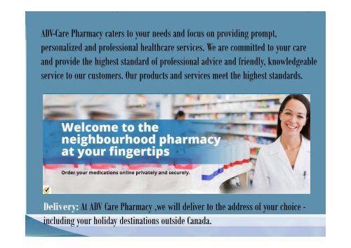 Certified Online Canadian Pharmacy