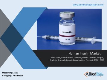 Global Human Insulin Market Analysis by Types