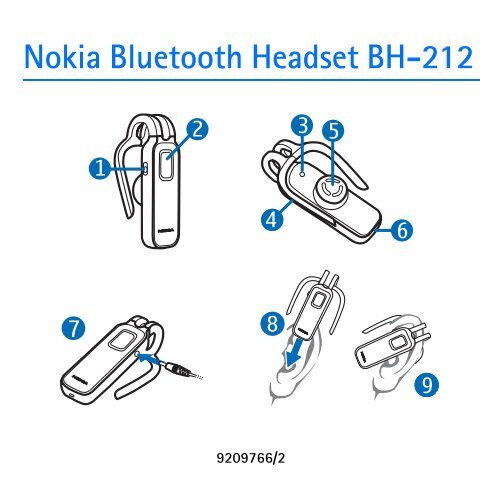 Nokia Bluetooth Headset BH-212 - Bluetooth Headset BH-212