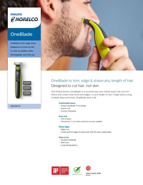 cut hair with oneblade