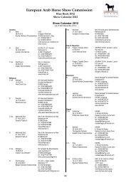Indices sur performances Endurance 2002-2011 - ACA France