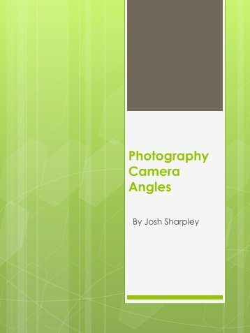 Photography Camera Angles1