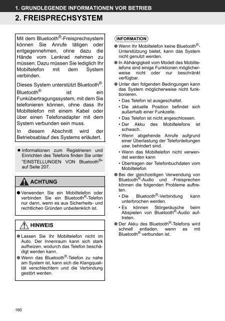 Toyota Toyota Touch &amp;amp; Go - PZ490-00331-*0 - Toyota Touch &amp; Go - Toyota Touch &amp; Go Plus - German - mode d'emploi