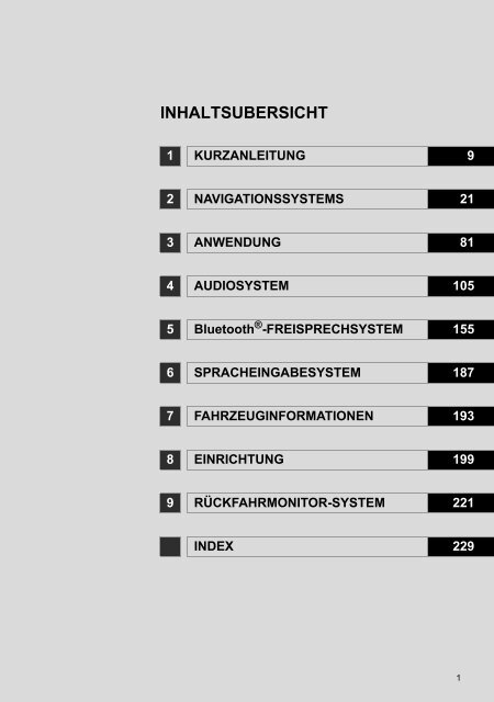 Toyota Toyota Touch &amp;amp; Go - PZ490-00331-*0 - Toyota Touch &amp; Go - Toyota Touch &amp; Go Plus - German - mode d'emploi