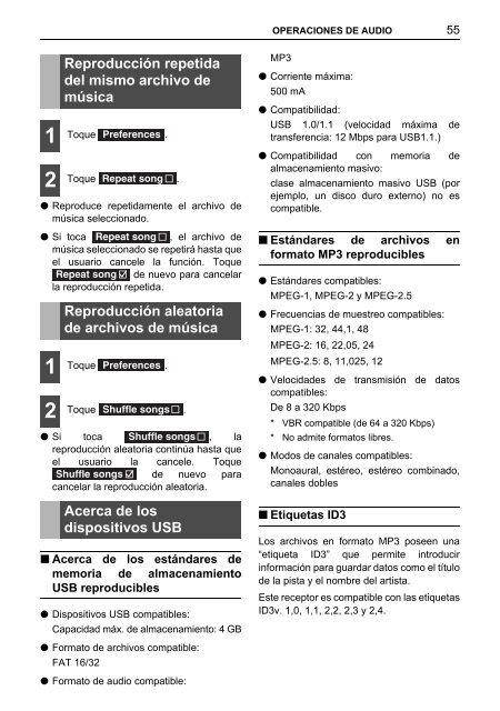 Toyota TNS410 - PZ420-E0333-ES - TNS410 - mode d'emploi