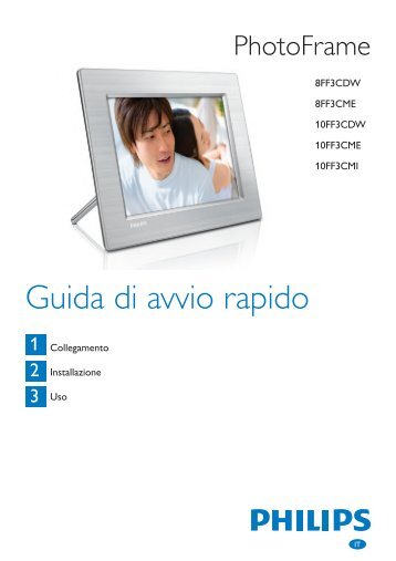 Philips PhotoFrame - Quick start guide - ITA