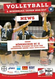 Spieltagsnews Nr. 02 gegen Köpenicker SC II