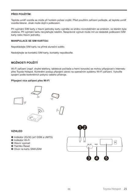 Toyota Toyota Hotspot - PZ19X-X0270-EE - Toyota Hotspot - mode d'emploi