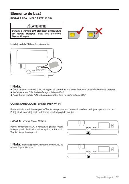 Toyota Toyota Hotspot - PZ19X-X0270-EE - Toyota Hotspot - mode d'emploi