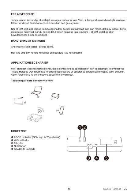 Toyota Toyota Hotspot - PZ49X-X0270-NE - Toyota Hotspot - mode d'emploi