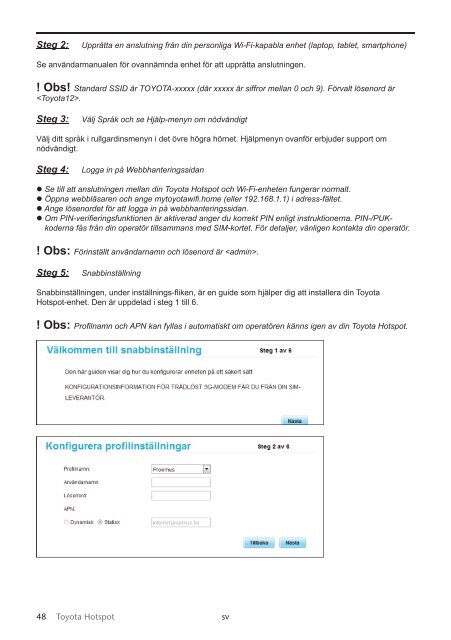 Toyota Toyota Hotspot - PZ49X-X0270-NE - Toyota Hotspot - mode d'emploi