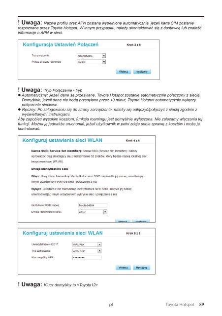 Toyota Toyota Hotspot - PZ49X-X0270-NE - Toyota Hotspot - mode d'emploi