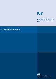 Konzernlagebericht 2008 - R+V Versicherung