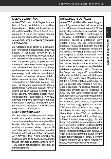 Toyota Toyota Touch &amp;amp; Go - PZ490-00331-*0 - Toyota Touch &amp; Go - Touch &amp; Go Plus - Hungarian - mode d'emploi