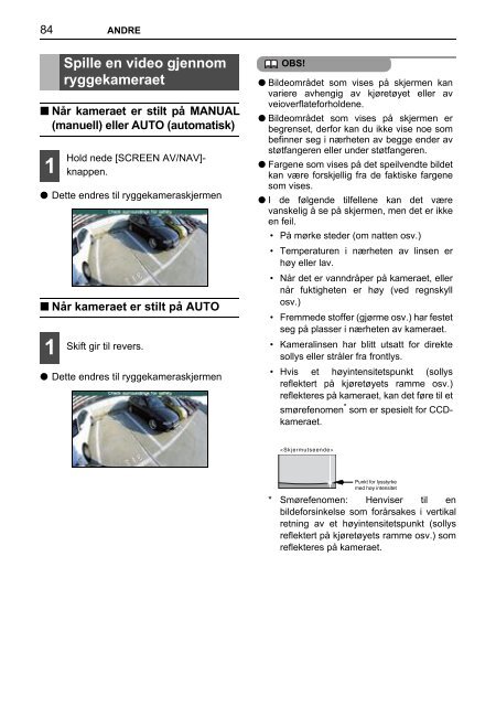 Toyota TNS410 - PZ420-E0333-NO - TNS410 - mode d'emploi