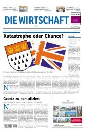 Die Wirtschaft Koln Ausgabe 07