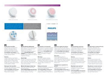 Philips PureRadiance Deep Pore Cleansing Brush - User manual - CES