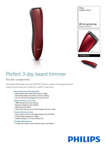 series 5000 beard trimmer