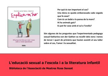 L’educació sexual a l’escola i a la literatura infantil