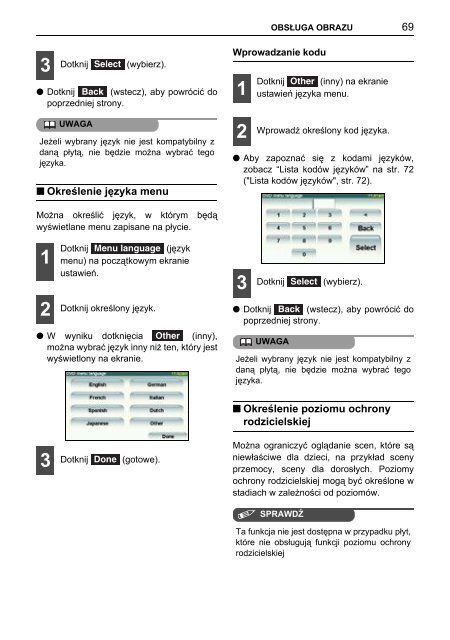 Toyota TNS410 - PZ420-E0333-PL - TNS410 - mode d'emploi