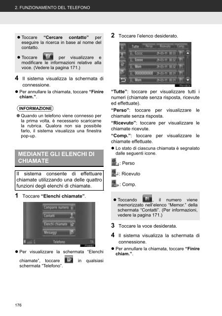 Toyota Toyota Touch &amp;amp; Go - PZ490-00331-*0 - Toyota Touch &amp; Go - Toyota Touch &amp; Go Plus - Italian - mode d'emploi