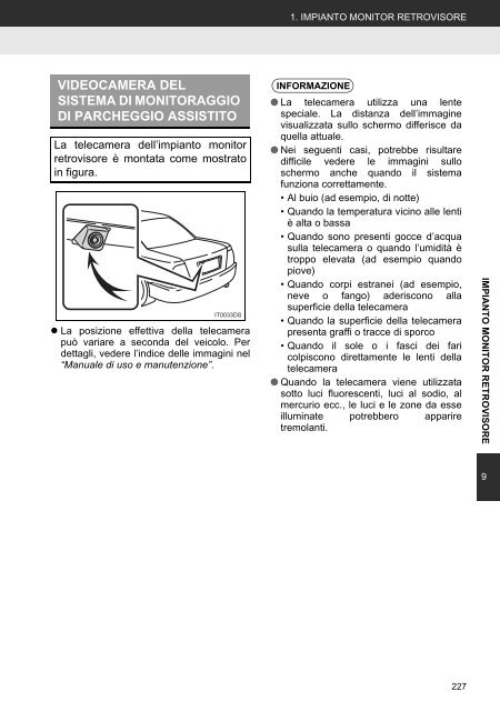 Toyota Toyota Touch &amp;amp; Go - PZ490-00331-*0 - Toyota Touch &amp; Go - Toyota Touch &amp; Go Plus - Italian - mode d'emploi