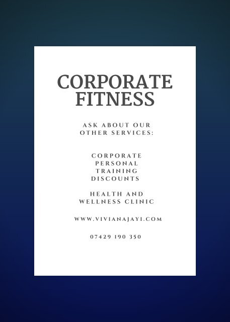 Corporate Fitness
