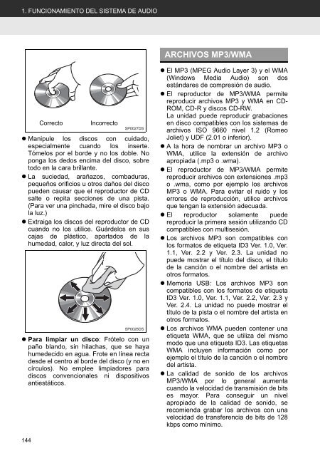 Toyota Toyota Touch &amp;amp; Go - PZ490-00331-*0 - Toyota Touch &amp; Go - Toyota Touch &amp; Go Plus - Spanish - mode d'emploi