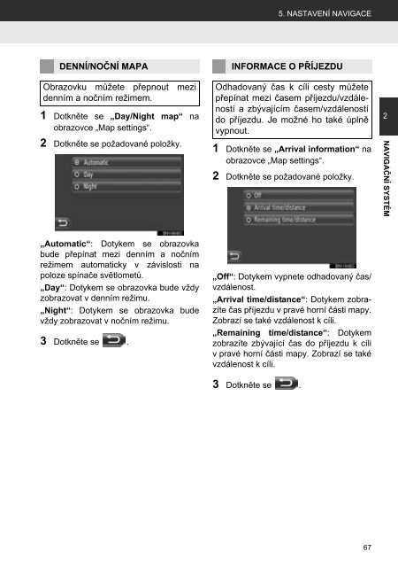 Toyota Toyota Touch &amp;amp; Go - PZ490-00331-*0 - Toyota Touch &amp; Go - Toyota Touch &amp; Go Plus - Czech - mode d'emploi