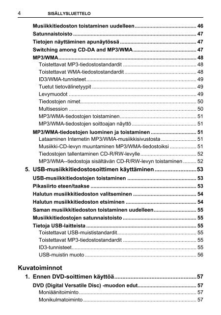 Toyota TNS410 - PZ420-E0333-FI - TNS410 - mode d'emploi