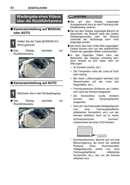 Toyota TNS410 - PZ420-E0333-DE - TNS410 - mode d'emploi