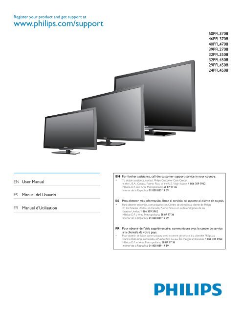 Philips 3000 series LED-LCD TV - User manual - ENG