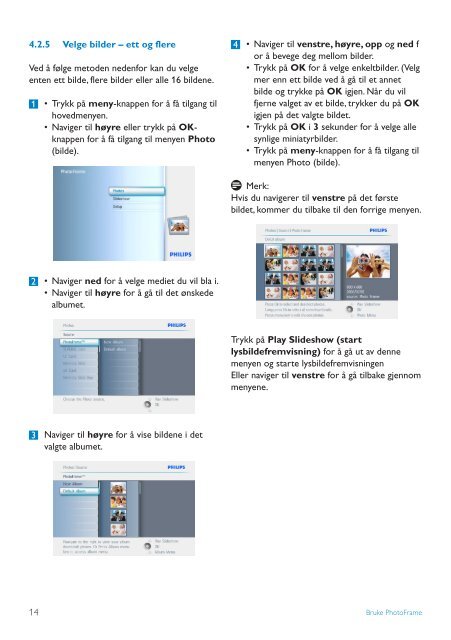 Philips PhotoFrame - User manual - NOR