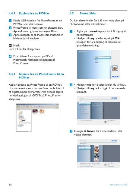 Philips PhotoFrame - User manual - NOR