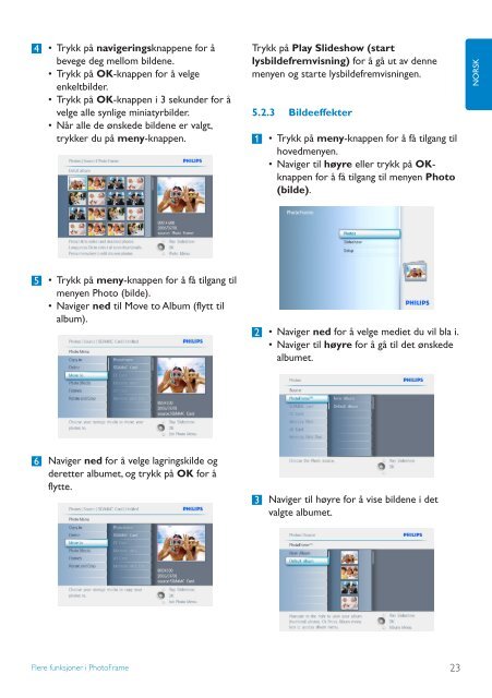 Philips PhotoFrame - User manual - NOR