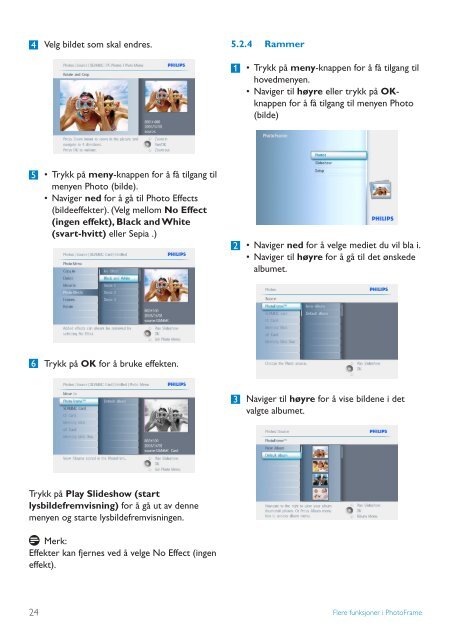 Philips PhotoFrame - User manual - NOR