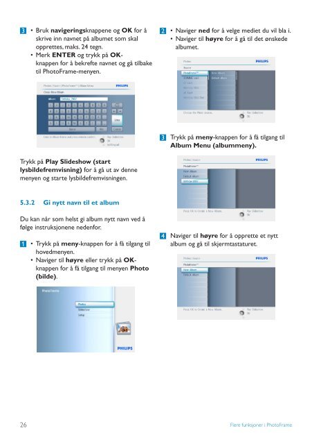 Philips PhotoFrame - User manual - NOR