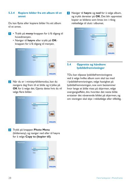 Philips PhotoFrame - User manual - NOR