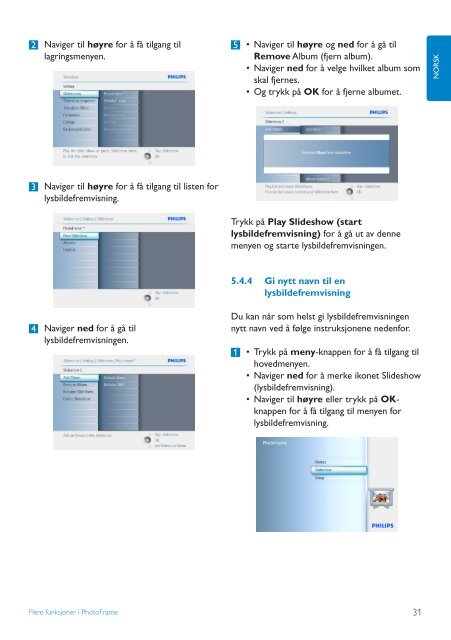 Philips PhotoFrame - User manual - NOR