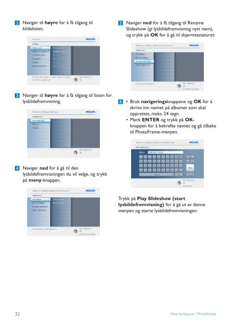 Philips PhotoFrame - User manual - NOR